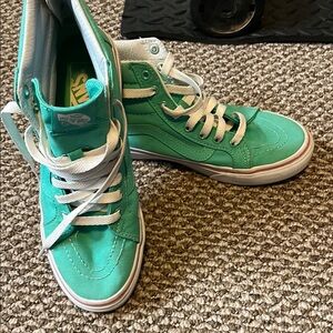 Vans High-Top Sneakers in Teal